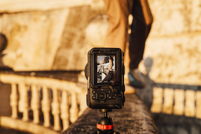 Canon EOS R6 V product in use