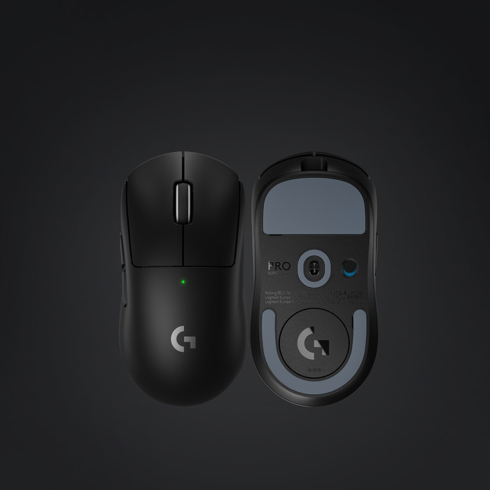 Logitech G PRO X Superlight 2 Lightspeed Kabellose Gaming-Maus Schwarz visueller lieferant