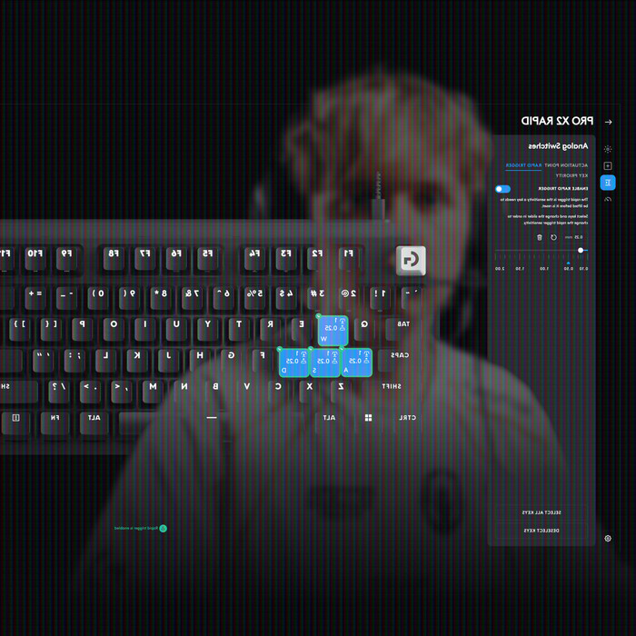 Logitech G PRO X2 RAPID TKL Gaming-Tastatur Weiß Qwertz visueller lieferant