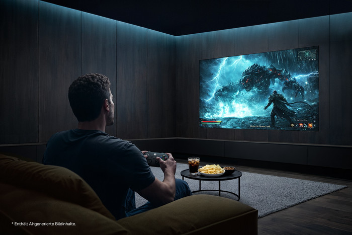 Samsung 65 Zoll OLED S90H 4K (2025) produkt in gebrauch