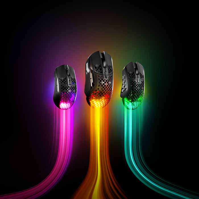 SteelSeries Aerox 5 Wired Gaming Mouse Black null