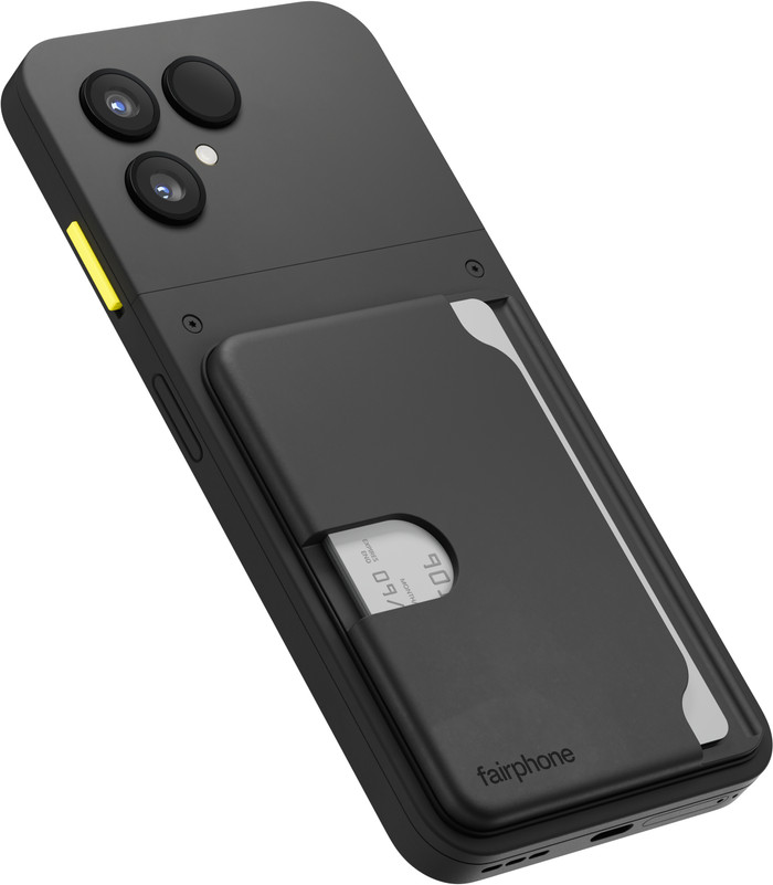 Fairphone Card Wallet for the Fairphone 6 Black product in use