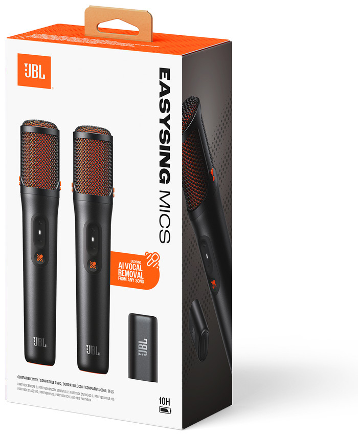 JBL Easysing MIC Schwarz verpackung