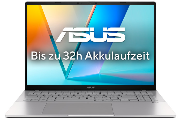 ASUS Vivobook S 16 S3607QA-PL011W - 16 Zoll - Snapdragon X1-26-100 - 16GB RAM/1TB SSD vorne