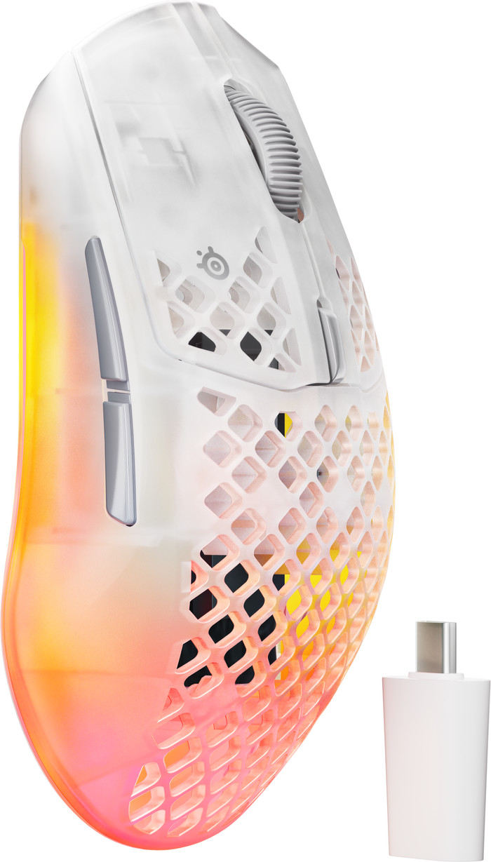 SteelSeries Aerox 3 Gen 2 Kabellose Gaming-Maus Ghost zubehör