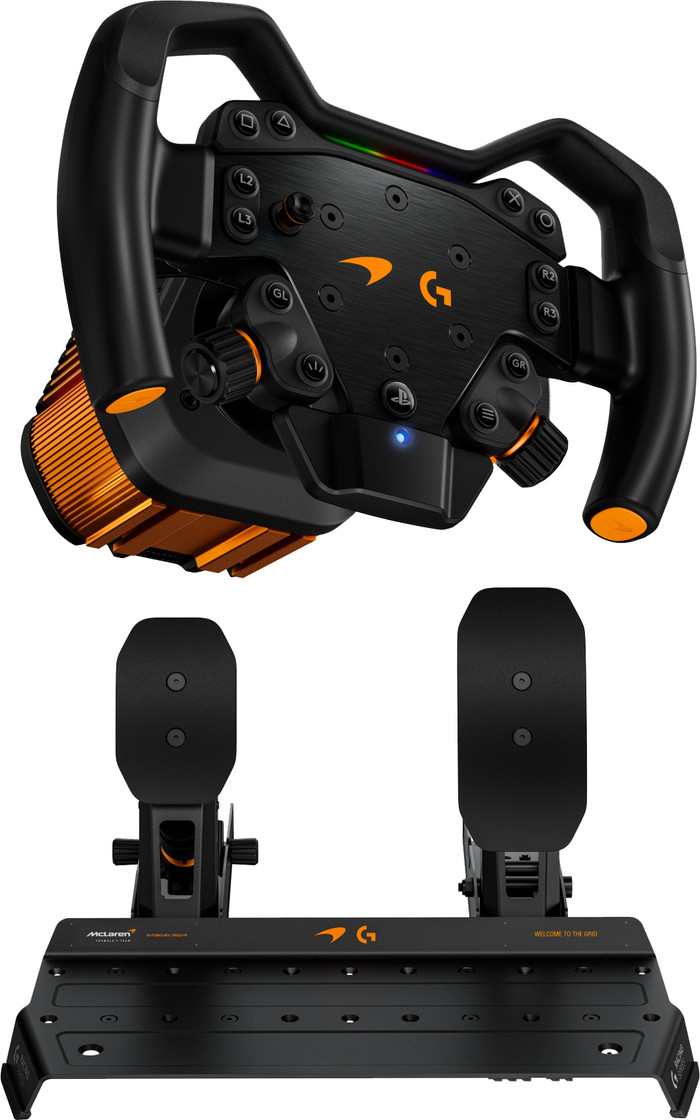 Logitech G RS50 McLaren Racing Wheel TRUEFORCE PlayStation + PC Main Image