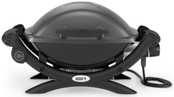 Weber Q1400 + Weber Luxurious Cover Q1000 Series front