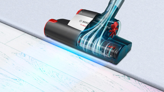 Bosch Serie 6 ProAnimal BGC41PET produkt in gebrauch