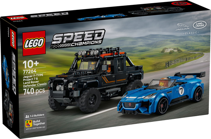 LEGO Speed Champions Jaguar Project 7 & Land Rover Defender 77264 verpackung