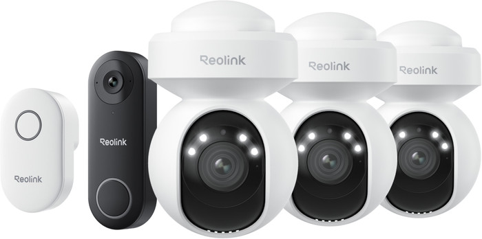 Reolink E540 3er-Pack + D340W + Chime Main Image