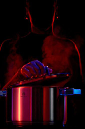 WMF Ultimate Cool Topfset 5-teilig + Glasdeckel produkt in gebrauch
