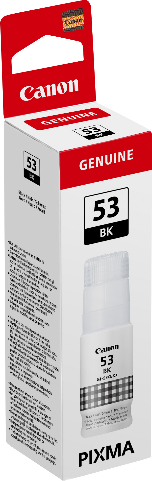 Canon GI-53 Ink Bottle Black packaging