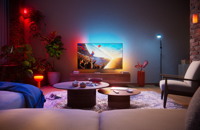 Philips Ambilight 50 Zoll PUS8001 (2026) produkt in gebrauch