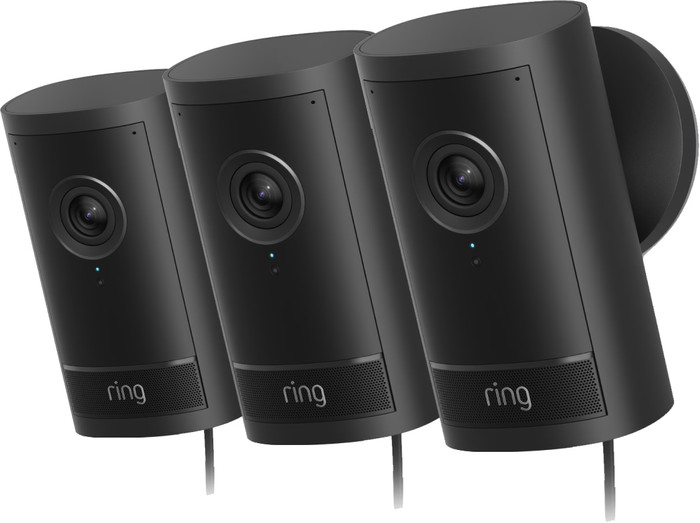 Ring Outdoor Camera Pro Stecker Schwarz 3er-Pack Main Image