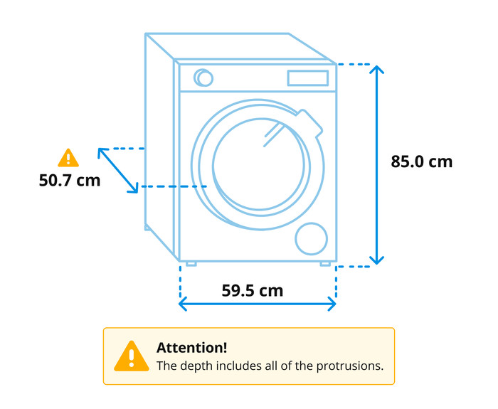 Haier HWD80-BP14637T - 8/5kg visual Coolblue 1