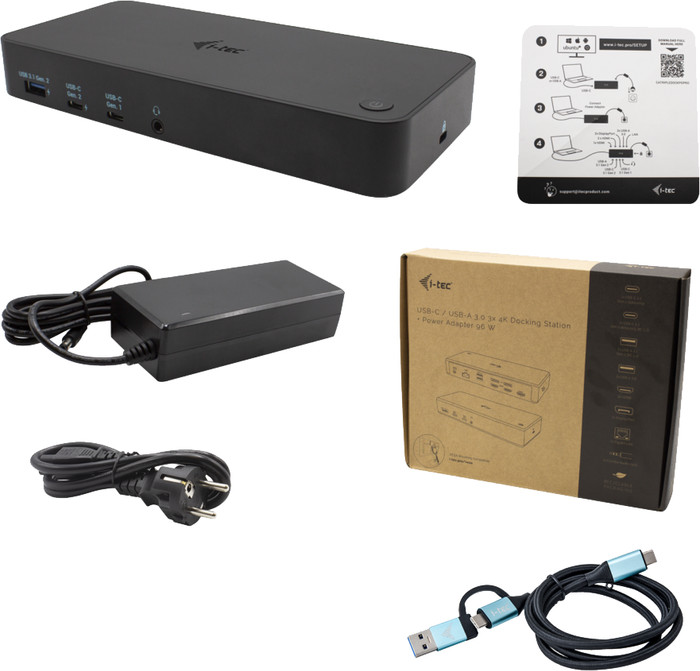 i-Tec 4K Triple Monitor Dockingstation 100 W null