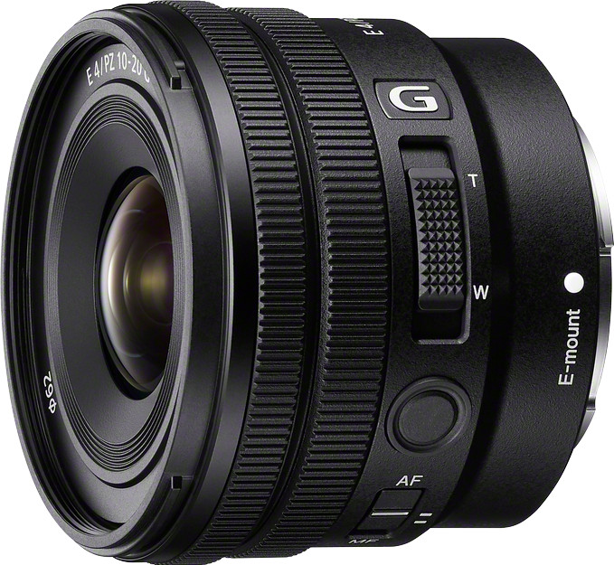Sony E PZ 10-20mm F4 G right side