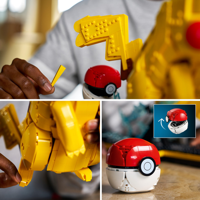 LEGO Pokémon Pikachu and Poké Ball 72152 product in use