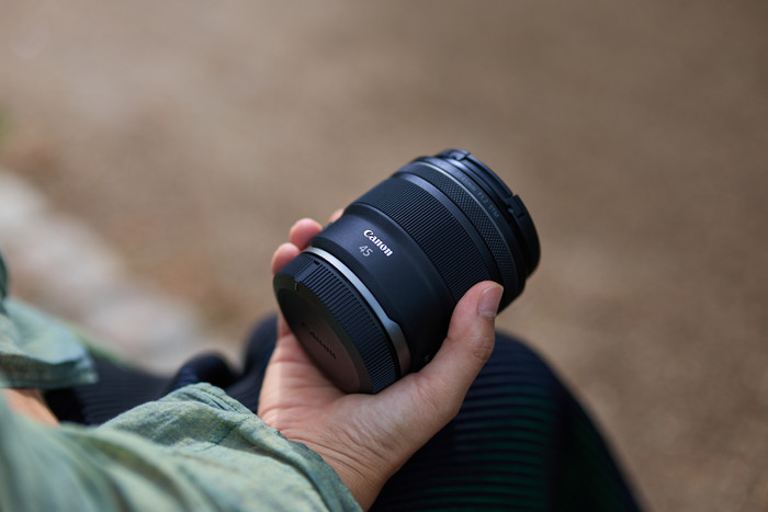 Canon RF 45 mm F1.2 STM produkt in gebrauch