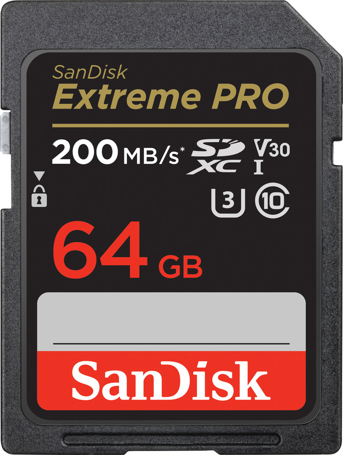 SanDisk SDXC Extreme Pro 64GB 90 MB/s Main Image