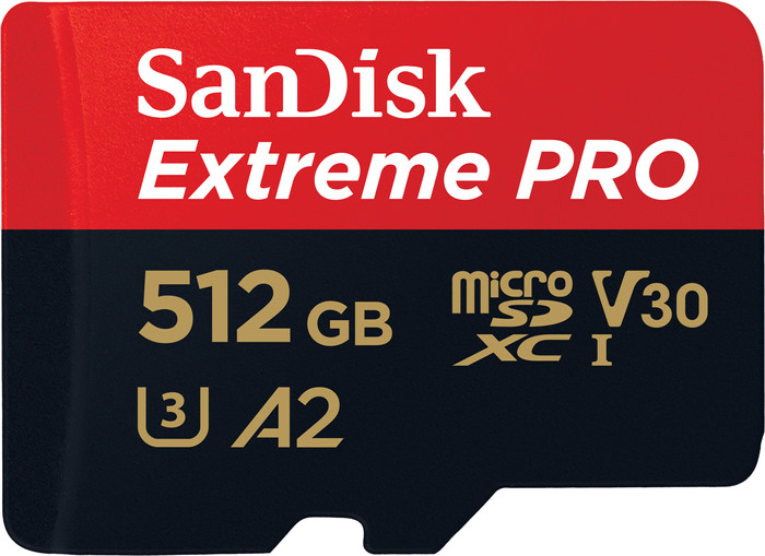 SanDisk microSDXC Extreme Pro 512GB 140 MB/s Main Image