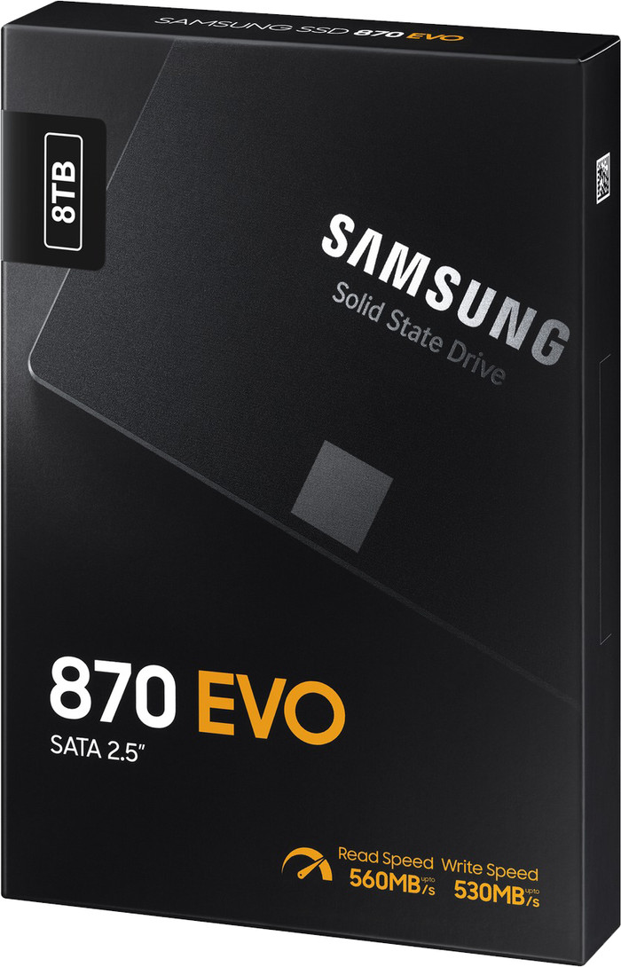 Samsung 870 EVO 2,5 Zoll 8TB verpackung