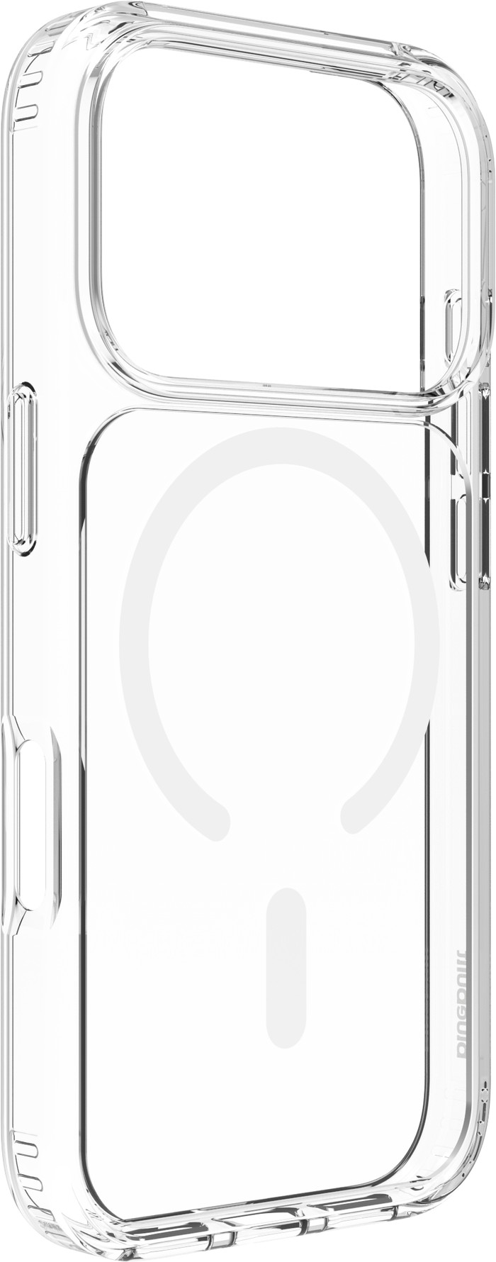 BlueBuilt Protective Backcover mit MagSafe iPhone 17 Pro Transparent + iPhone 17 Pro Panzerglas linke seite