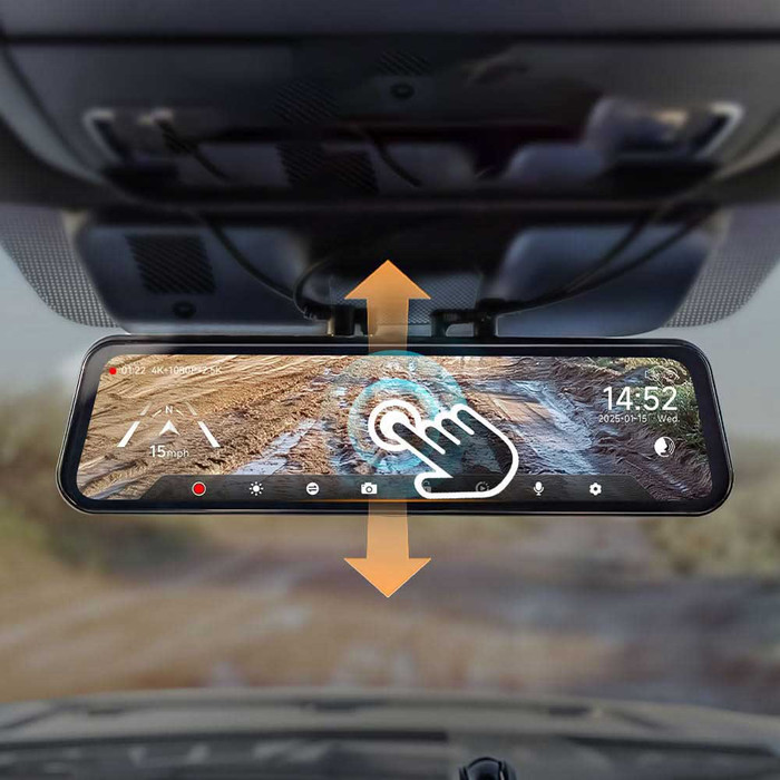Wolfbox G900 Tripro Bumper 3CH 4K WLAN GPS 256GB produkt in gebrauch