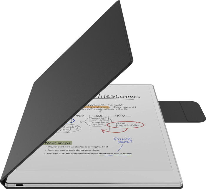 BlueBuilt reMarkable Paper Pro Book Case Schwarz detail