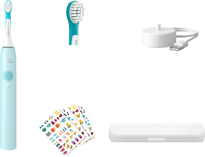 Philips Sonicare For Kids 3+ HX6500/33 Blau zubehör
