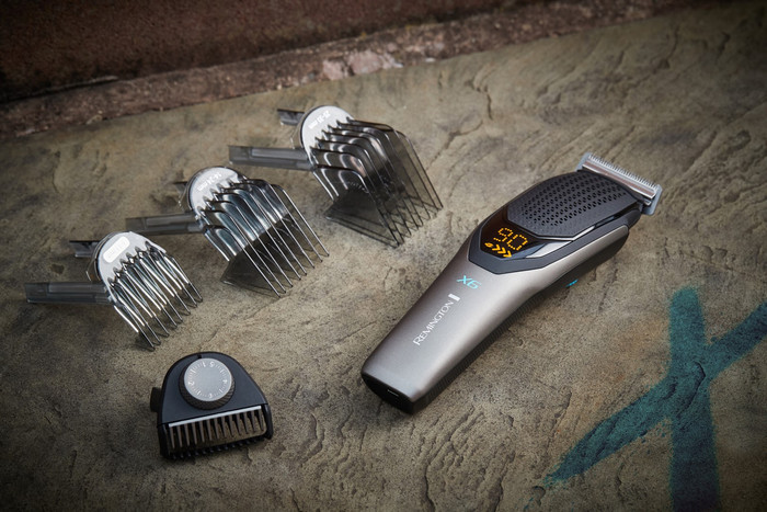 Remington Power-X Series X6 Hair Clippers HC6000 product in use
