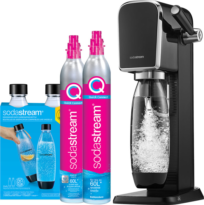 SodaStream ART Schwarz Megapack Main Image