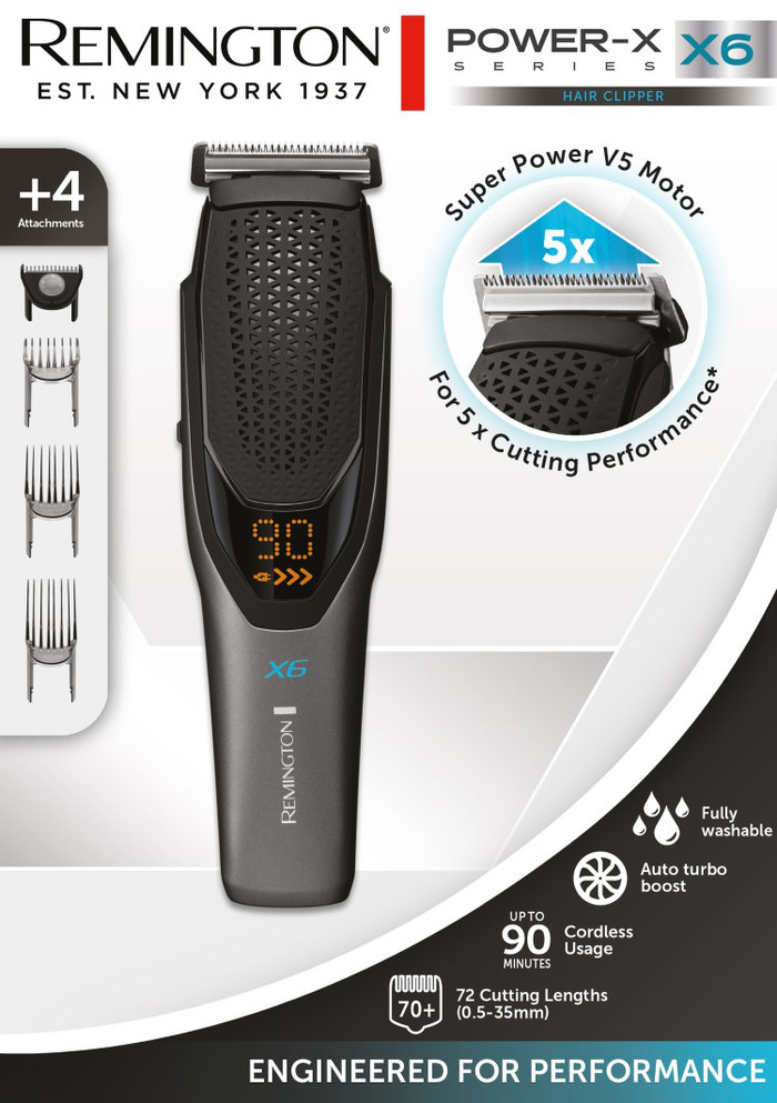Remington Power-X Series X6 Hair Clippers HC6000 null