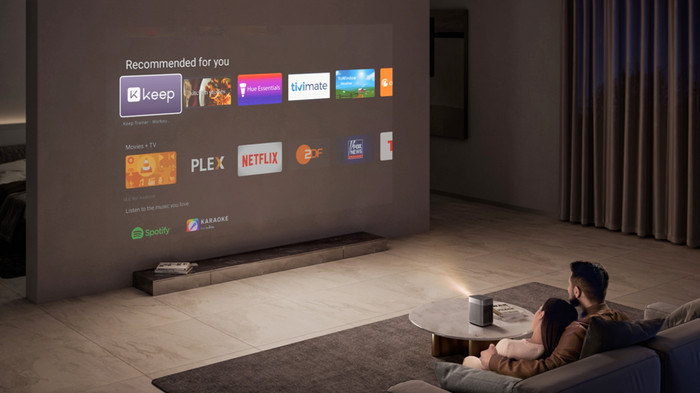 XGIMI Halo+ produkt in gebrauch