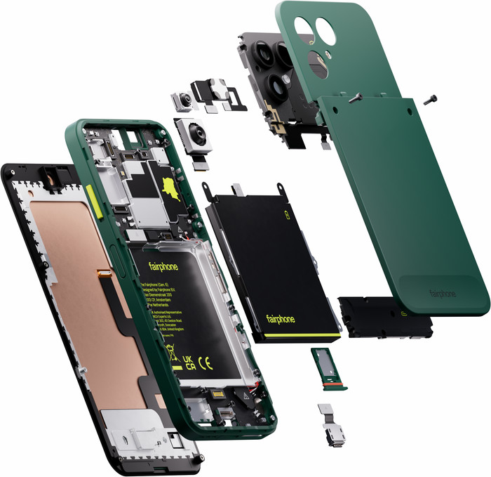 Fairphone 6+ 256GB Grün 5G detail