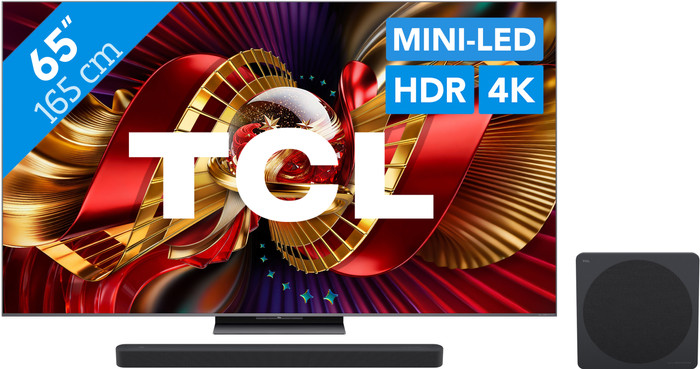 TCL SQD Mini-LED 65 Zoll C89L (2026) + TCL A65K Main Image