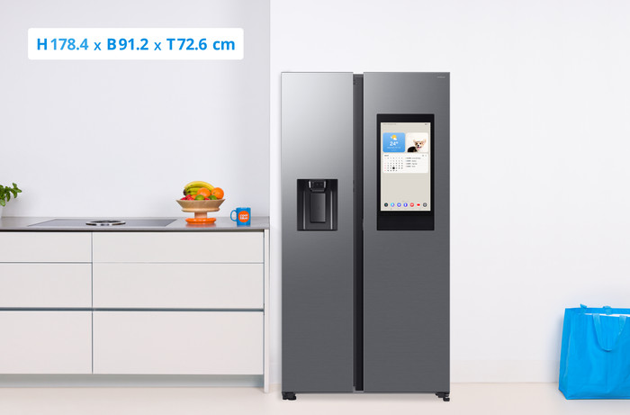 Samsung RS90F66BETEF Family Hub visuelles Coolblue 1