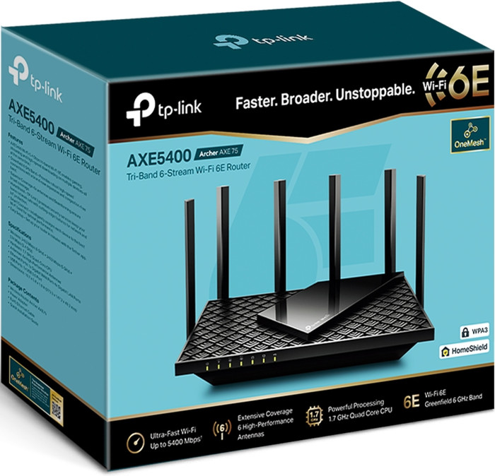 TP-Link Archer AXE75 verpackung