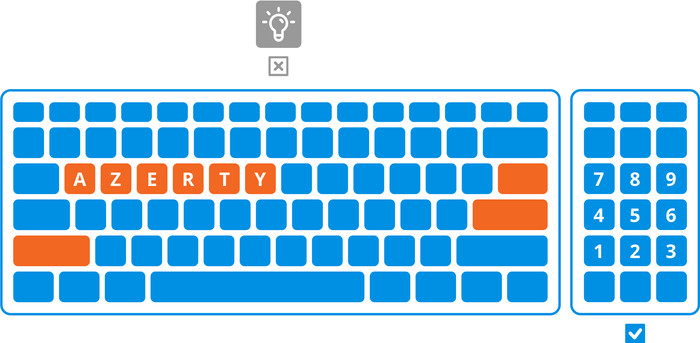 Lenovo ThinkBook 16 G9 IRL - 21US00H6MB Azerty combined product