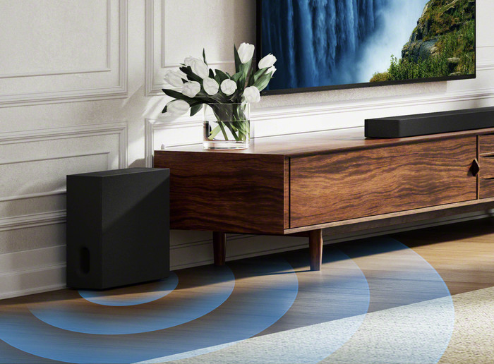 Sony BRAVIA Theatre Bar 7+S product in use