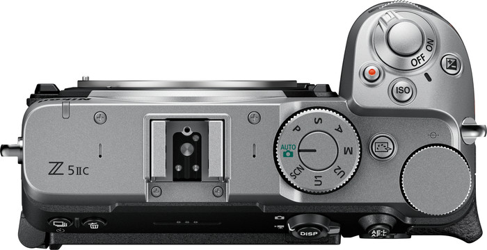 Nikon Z5IIC Gehäuse Silber oberseite