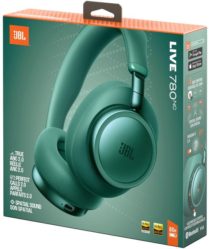 JBL Live 780NC Green packaging