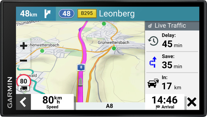 Garmin Dezl LGV610 Truck Europa vorne