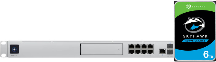 Ubiquiti UniFi Dream Machine SE + Seagate Skyhawk 6 TB HDD Main Image