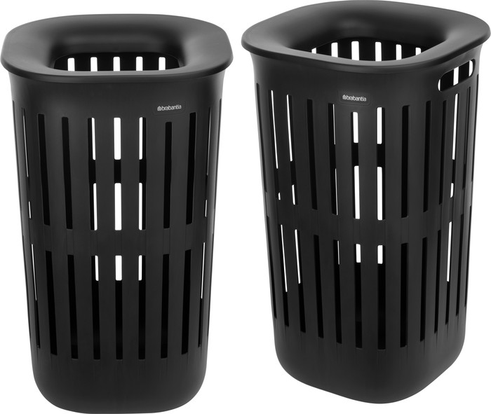 Brabantia Collect-It Wäschekorb 55 Liter - 2er-Set - Black Main Image