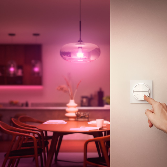 Philips Hue Tap Dial Switch - Rotary Switch - White product in use