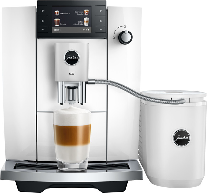 JURA E6 Piano White (ED) vorne