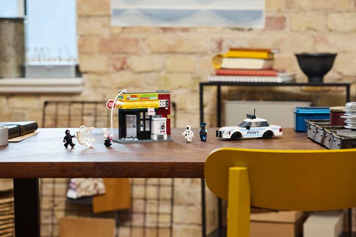 LEGO Marvel Spider-Verse Miles Morales vs The Spot 76311 product in use