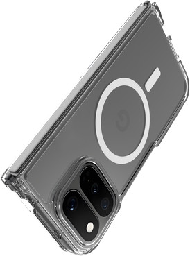 Just in Case Google Pixel 11 Pro Fold Backcover mit Magnet Transparent oberseite