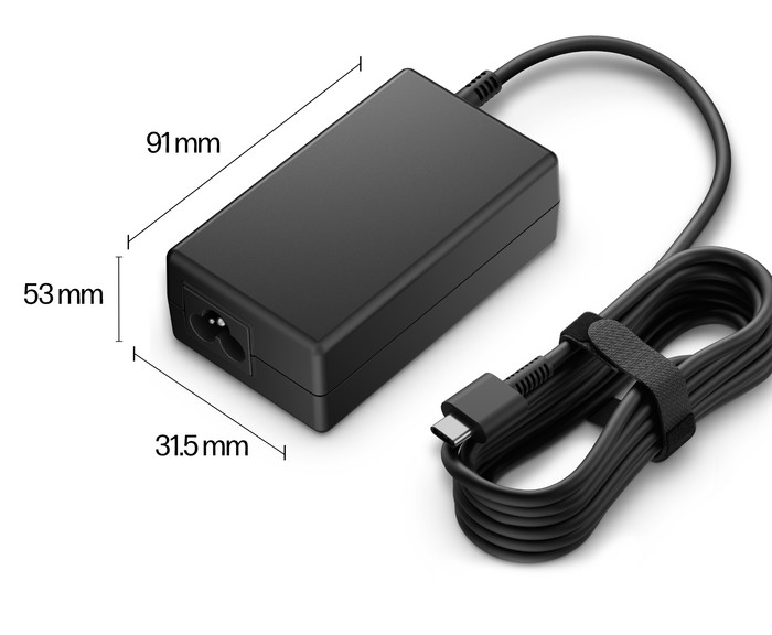 HP 65 W GaN-USB-C-Netzteil detail